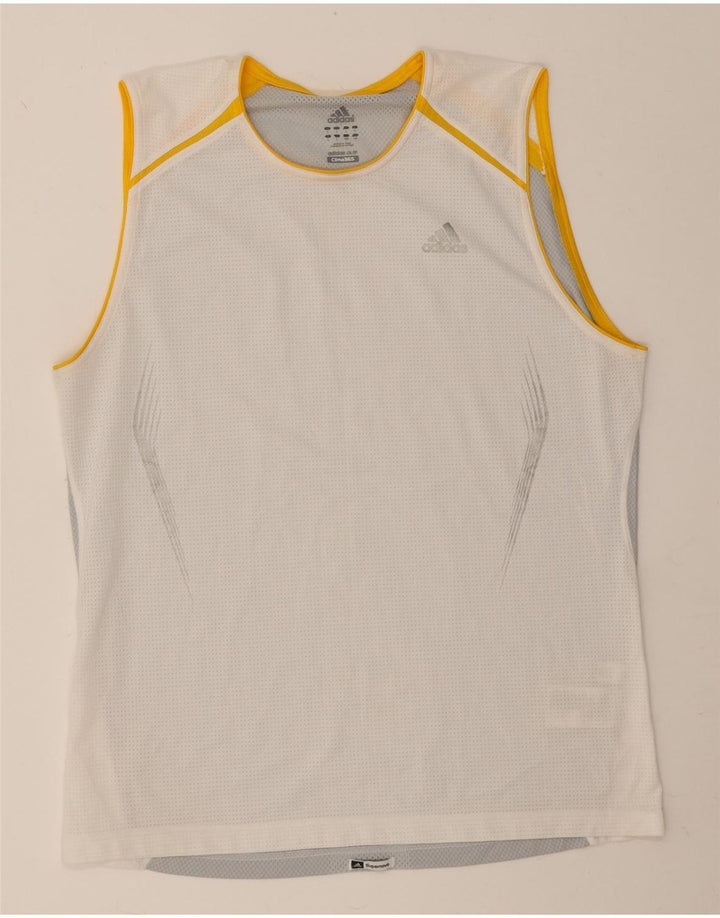 Adidas Herren Clima 365 Weste Top Large Weiß Polyester