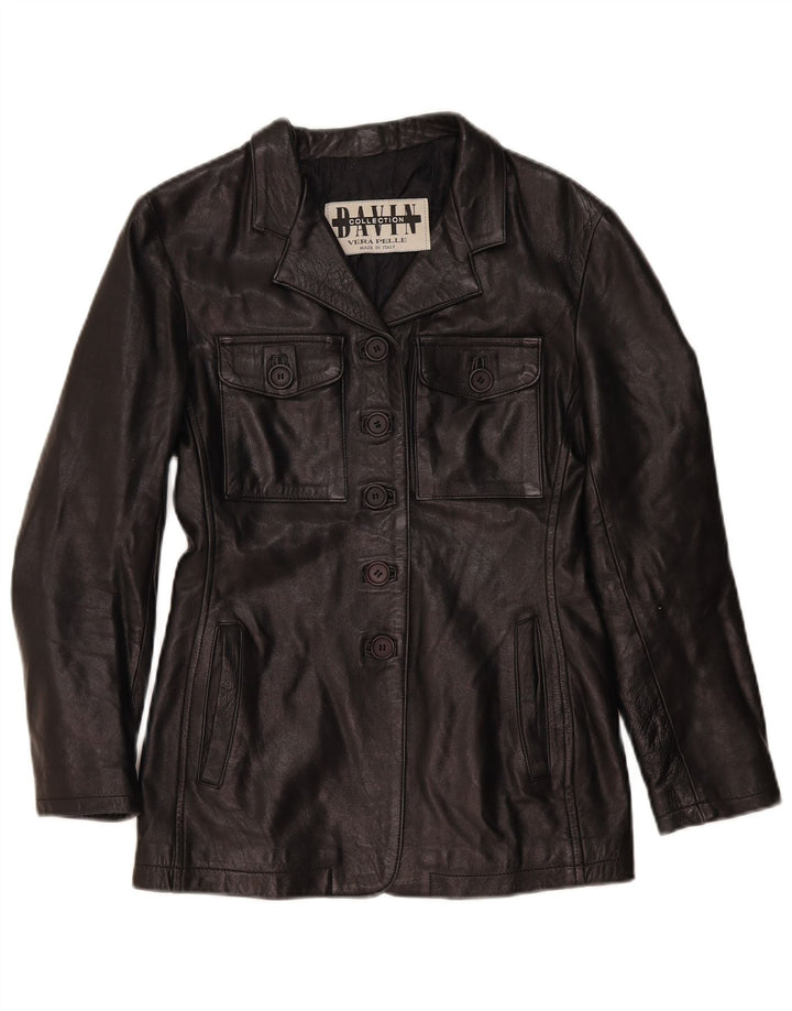 Куртка женская кожаная Davin IT 42 Medium Black