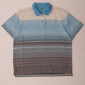 Polo da golf da uomo Izod 2XL in cotone a righe multicolore