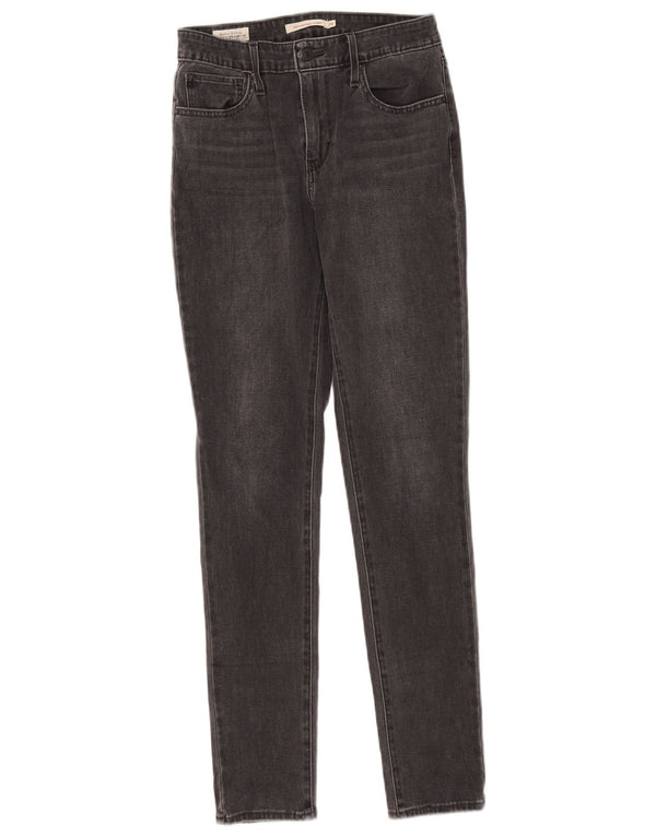 Женские джинсы скинни Levi's 721 с высокой посадкой W28 L29 Серые