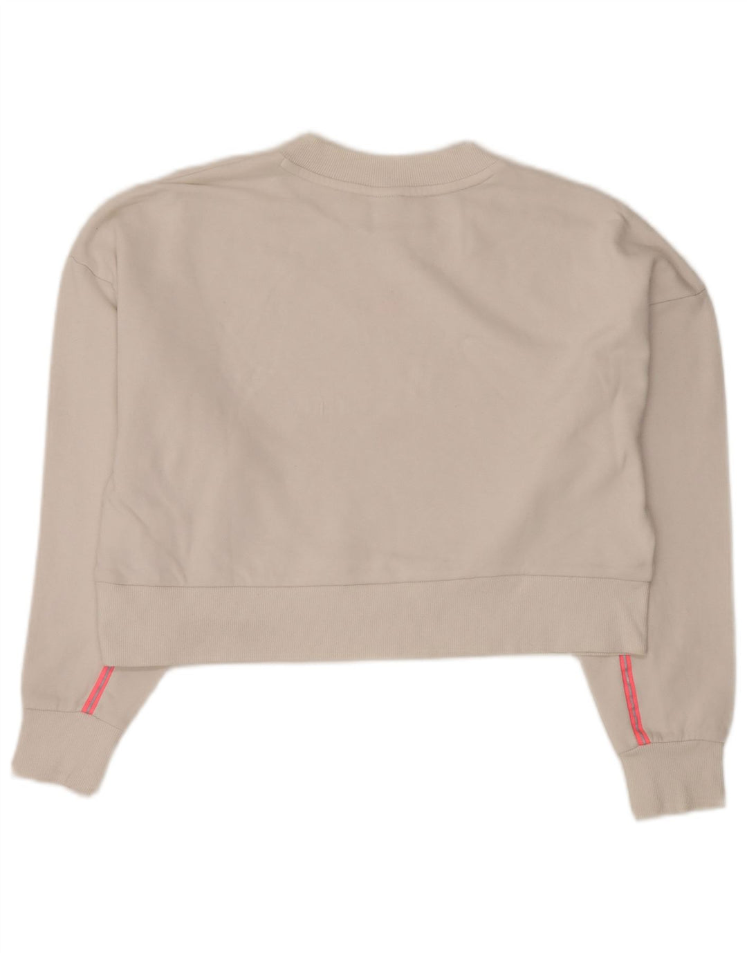 Felpa corta oversize da donna PUMA UK 14 cotone bianco medio
