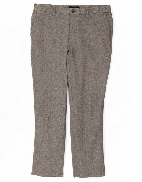 Massimo Dutti Herre Slim Fit Chinobukser EU 44 Large W34 L28 Grå