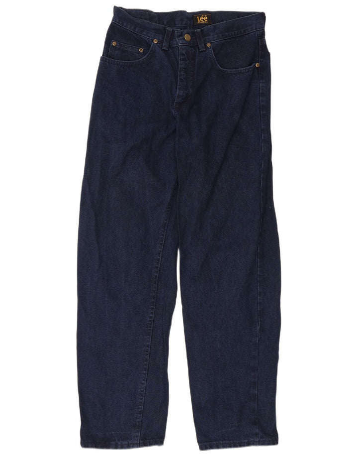 Lee Mens Riders Straight Jeans W30 L30 Navy Blue Cotton