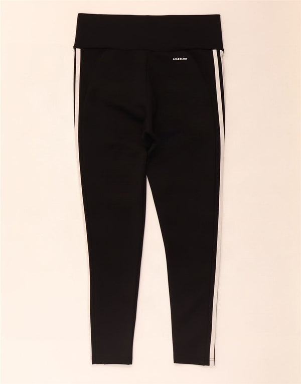 Leggings Adidas Aeroready da donna UK 12/14 Poliestere nero medio