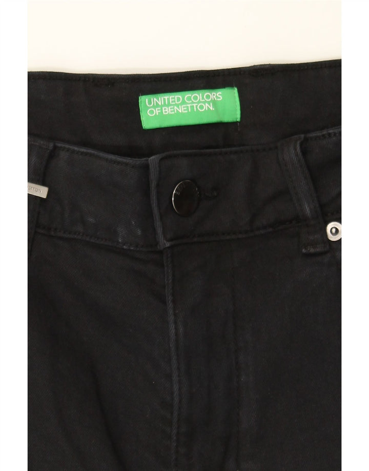 BENETTON Womens Bootcut Jeans W26 L33 Navy Blue Cotton Vintage Benetton and Second-Hand Benetton from Messina Hembry 