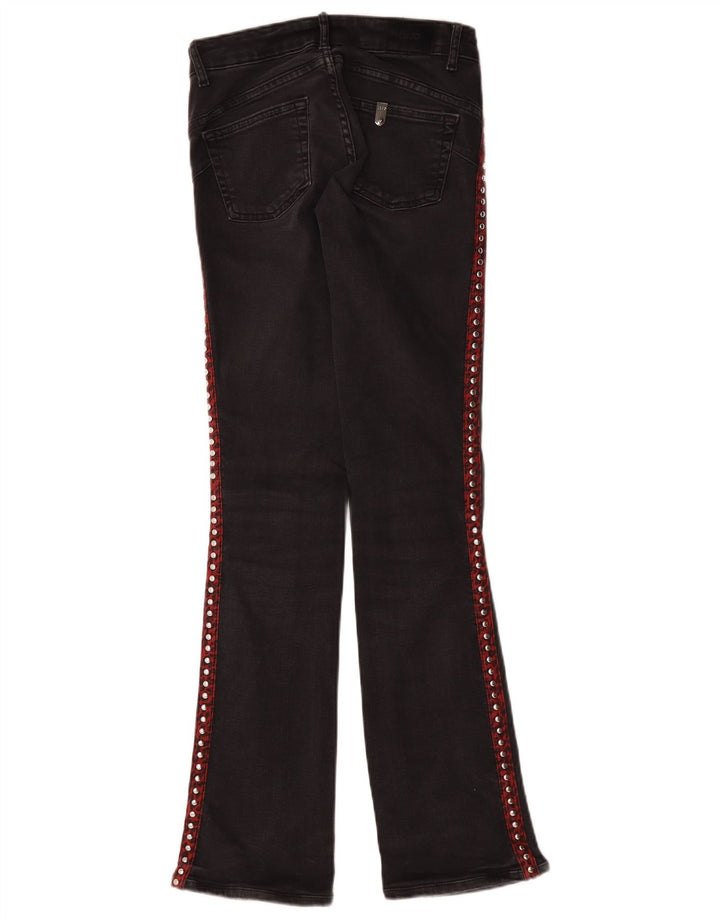 Liu Jo Dame Bootcut Jeans W26 L31 Sort Bomuld