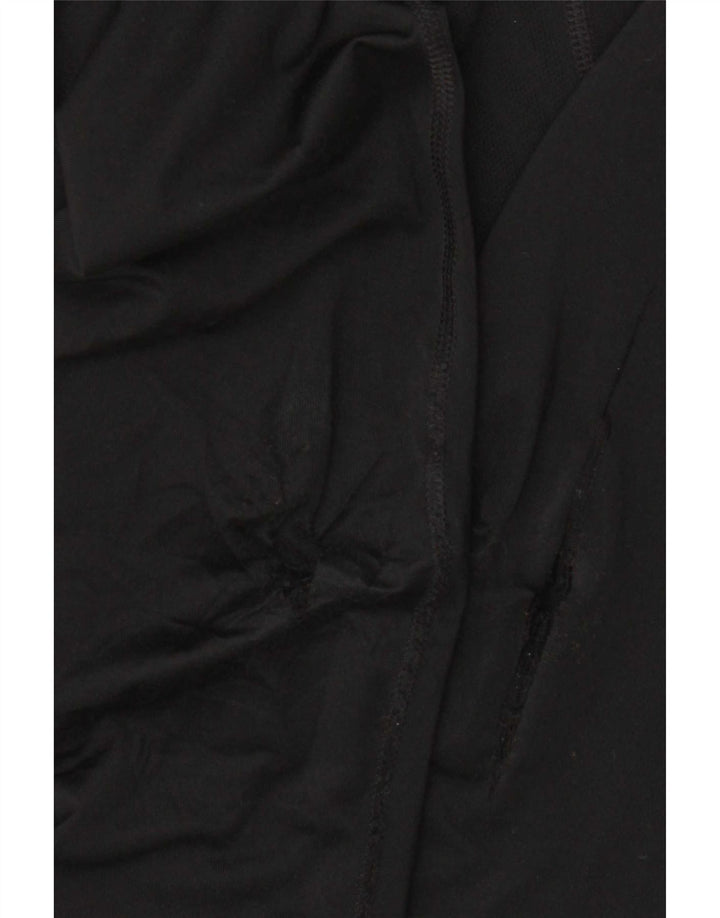 Nike Top a compressione da donna a manica lunga UK 10 Small Nero Poliestere