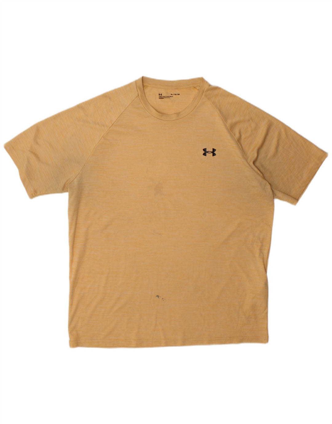 Camiseta Under Armour Hombre Top XL Poliéster Amarillo