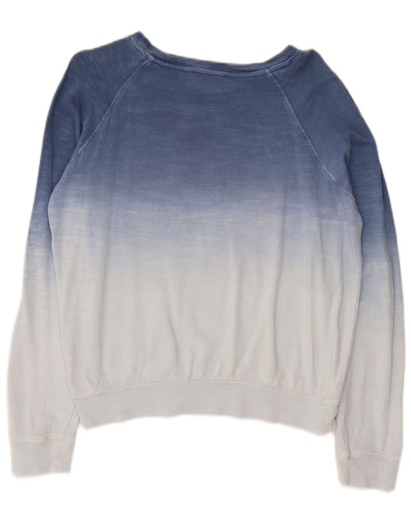Marks & Spencer Damen-Sweatshirt-Pullover, Gr. 10, klein, Blau, Farbblock