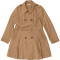 Trench da donna Michael Kors UK 10 piccolo cotone beige