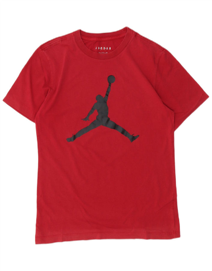 Męski T-shirt z grafiką JORDAN, mały, czerwony