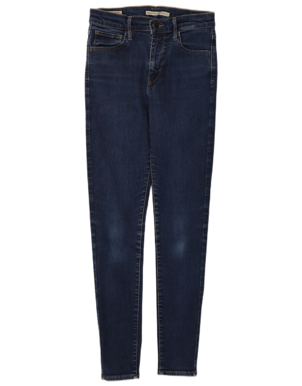 Jeans Levi's da donna 720 super skinny a vita alta W27 L30 cotone blu navy