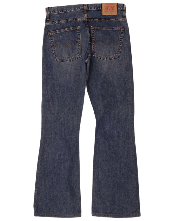 Женские джинсы Bootcut с высокой талией Levi's 516 W34 L36, синие, хлопок