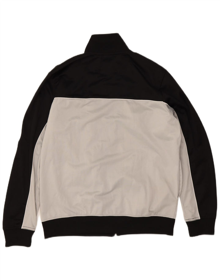 Fila Træningsdragt til mænd Topjakke Stor Sort Colourblock Polyester