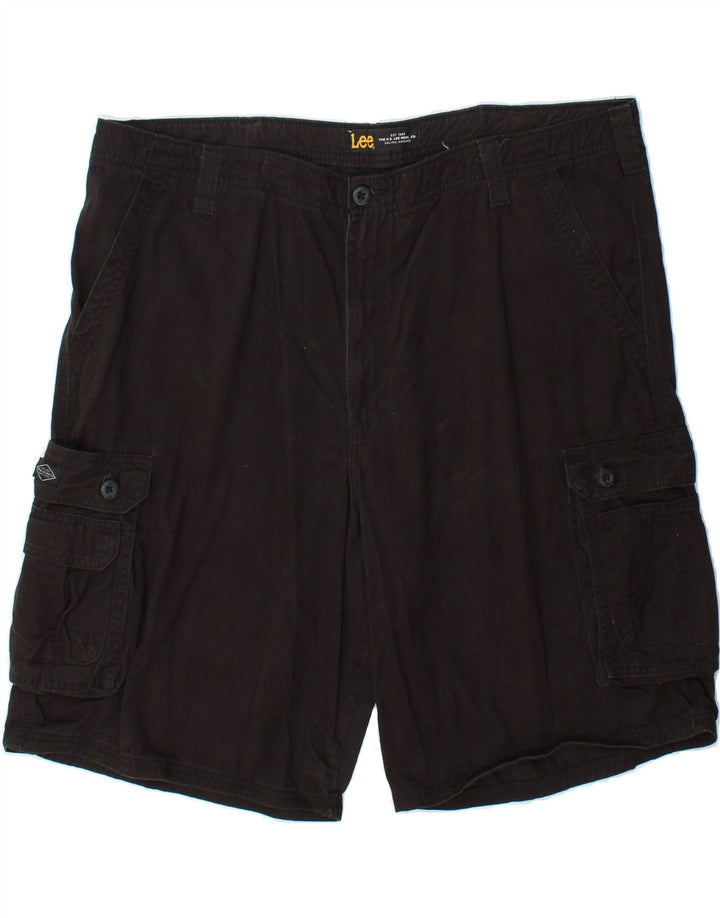 LEE Mens Cargo Shorts W42 2XL Black Cotton Vintage Lee and Second-Hand Lee from Messina Hembry 