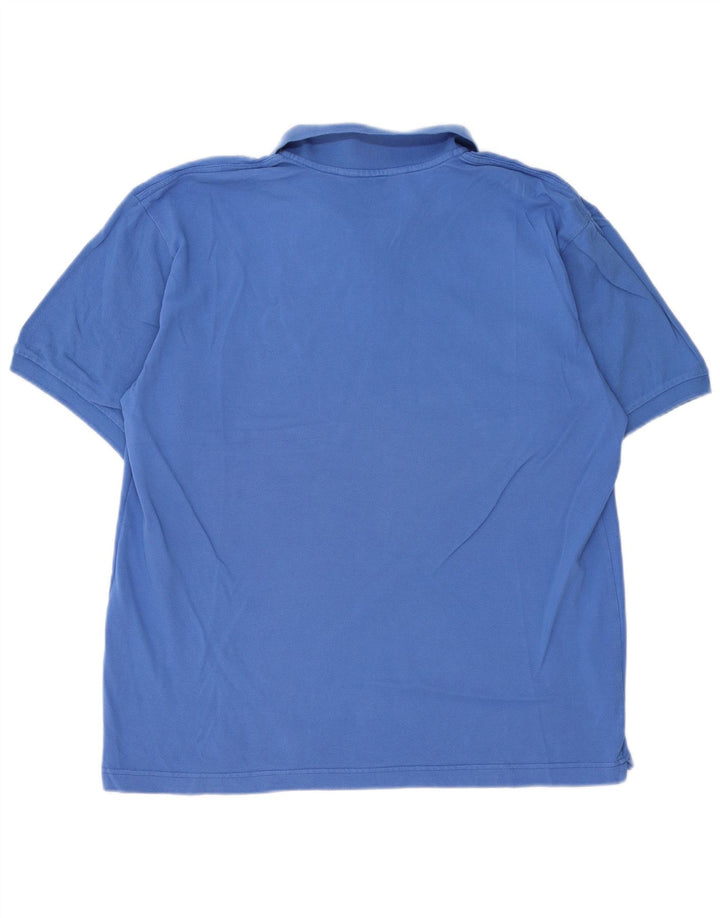 Kappa Mens Polo Shirt XL Blue Cotton