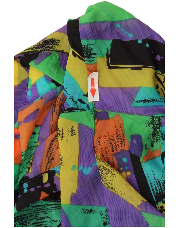 Vintage Mens Swimming Shorts 2XL Multicoloured Tie Dye Nylon