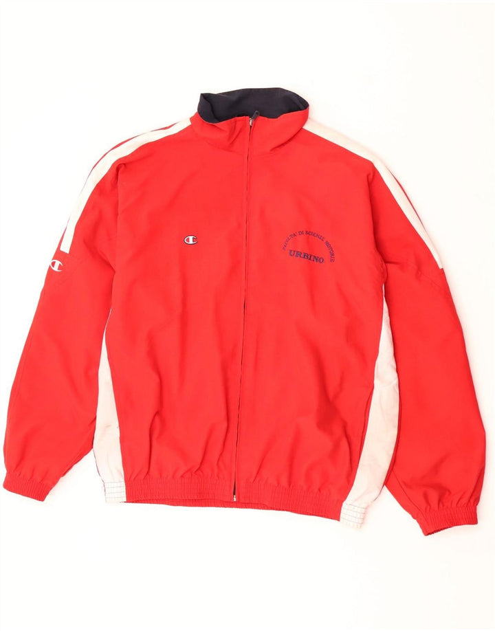 Champion Træningsdragt til mænd Topjakke XL Rød Colourblock Polyester