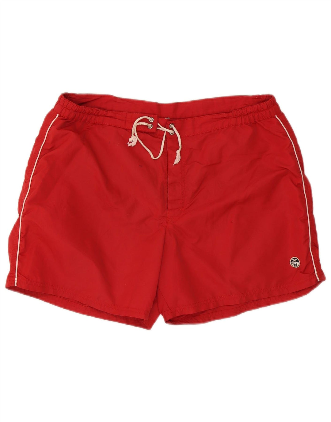 Pantaloni scurți de înot North Sails pentru bărbați, nailon roșu mare