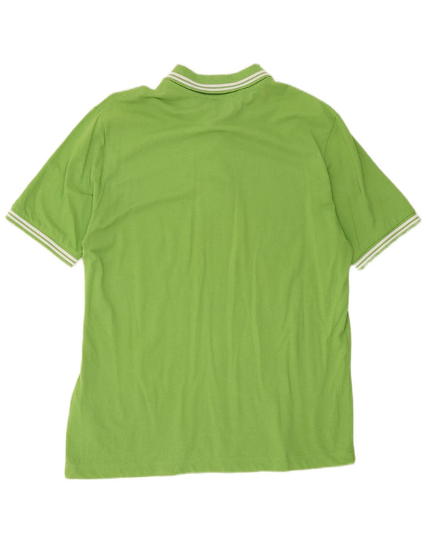 Polo Kappa Uomo Large Verde Cotone
