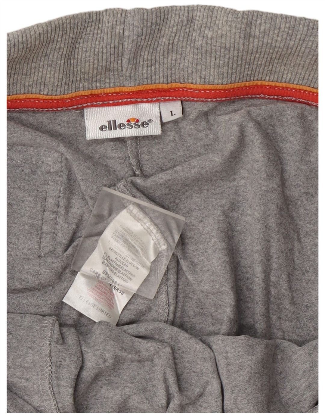 Pantaloncini sportivi da uomo Ellesse grandi in cotone grigio