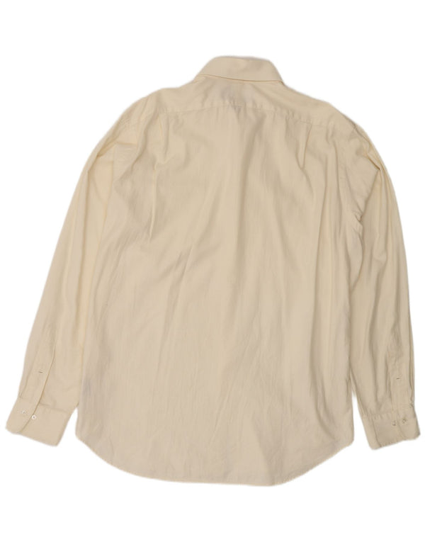 Polo Ralph Lauren Camicia da uomo Regent Classic Fit Taglia 16 1/2 Large Bianco sporco