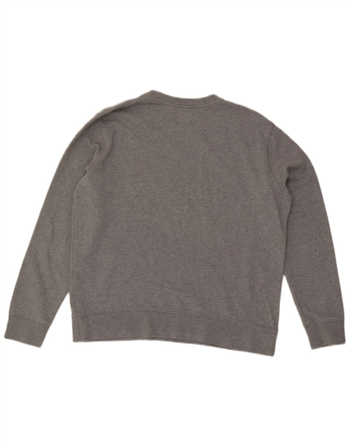 Marks & Spencer Herre Grafisk Sweatshirt Jumper XL Grå Bomuld