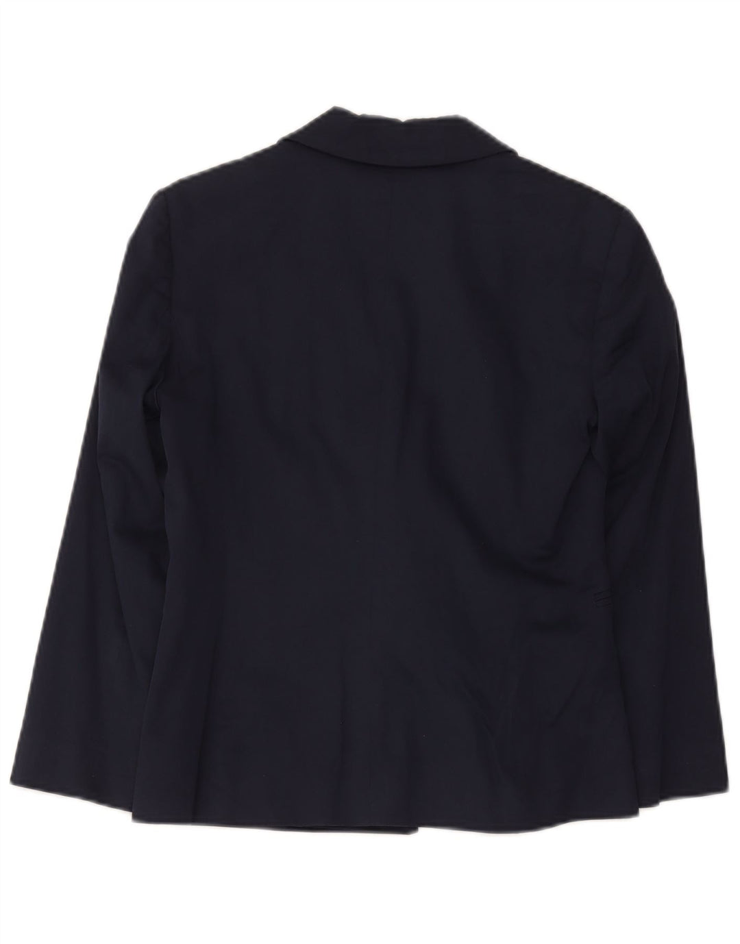 Max & Co. Womens 1 Button Blazer Jacket UK 8 Small Navy Blue Cotton