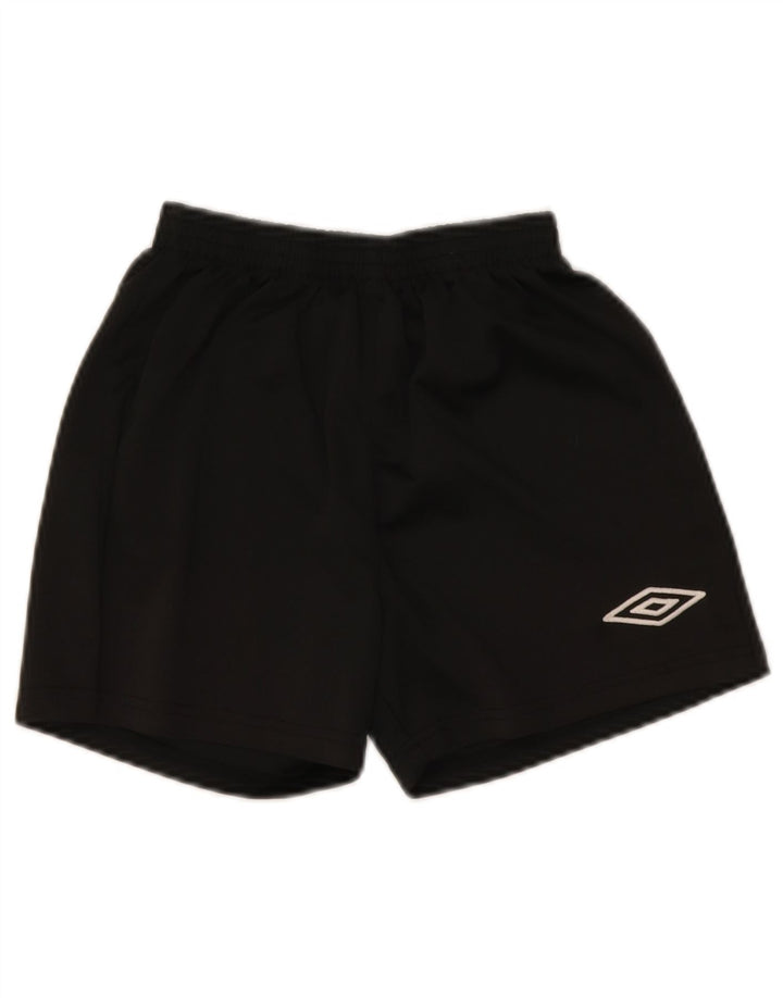 Umbro Boys Sport Shorts 11-12 Years Large Black