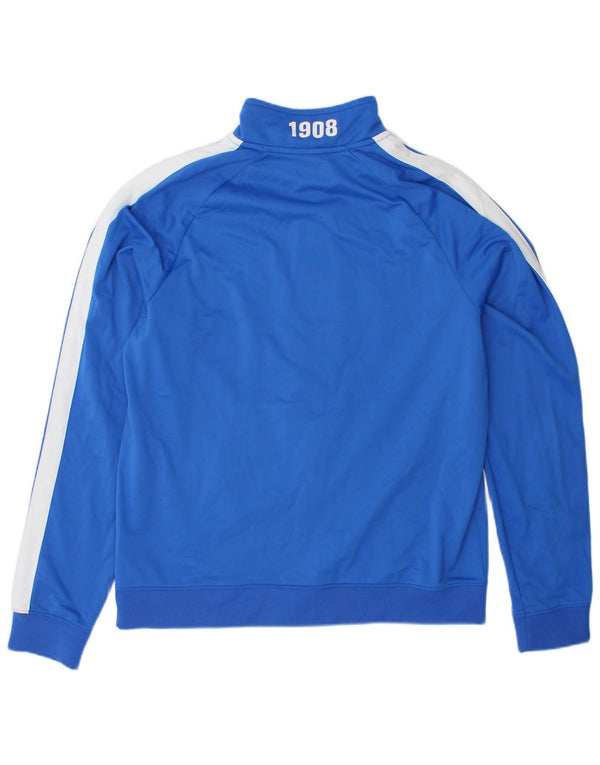 Nike Herren-Trainingsanzug mit grafischem Oberteil, großes, blaues Farbblock-Polyester