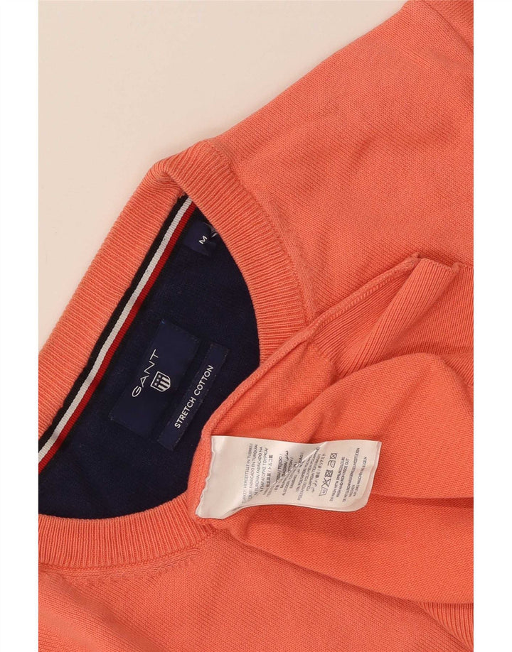 Gant sweater med rund hals til mænd Medium Orange Bomuld