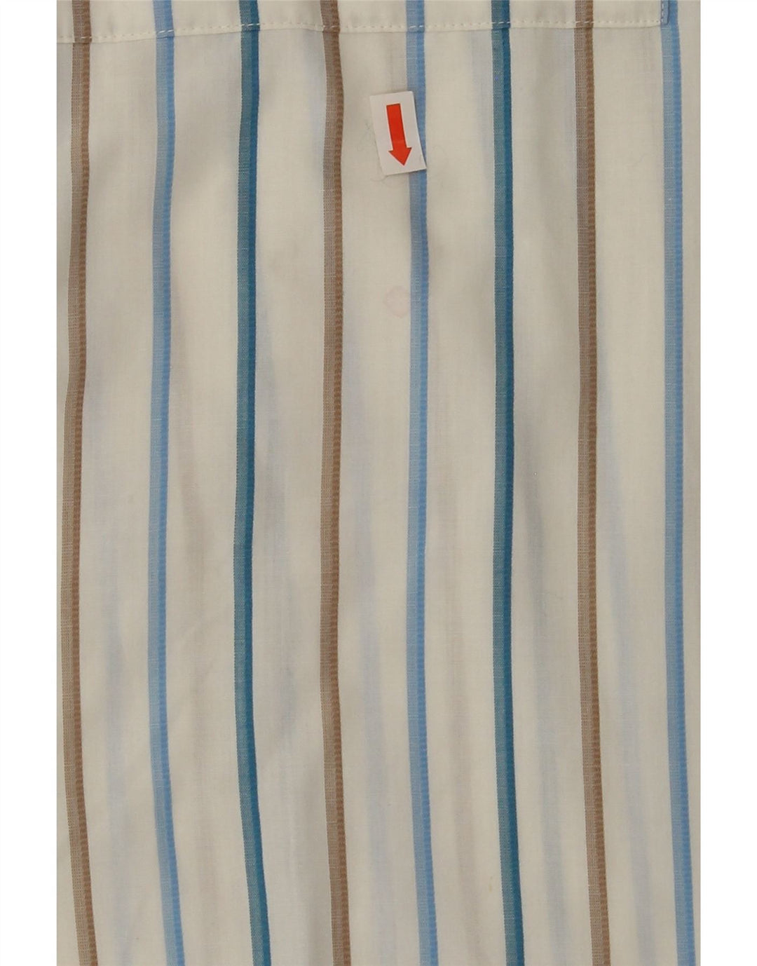 BALLOON Mens Short Sleeve Shirt XL White Striped Vintage Balloon and Second-Hand Balloon from Messina Hembry 