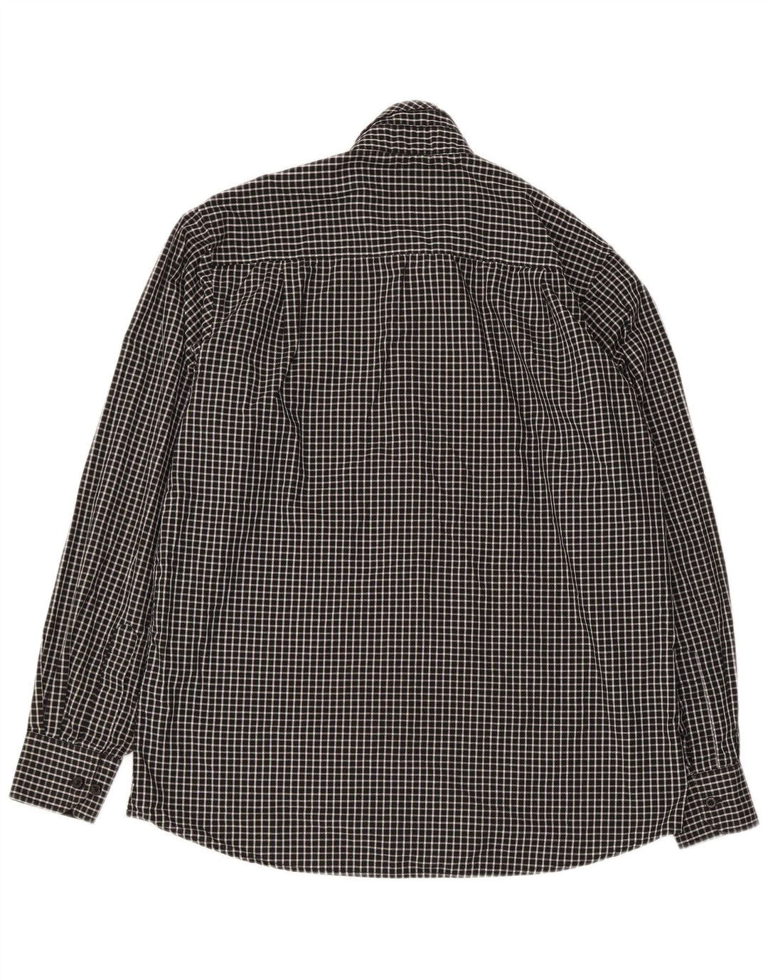 Pierre Cardin Chemise coupe classique pour homme à carreaux noirs