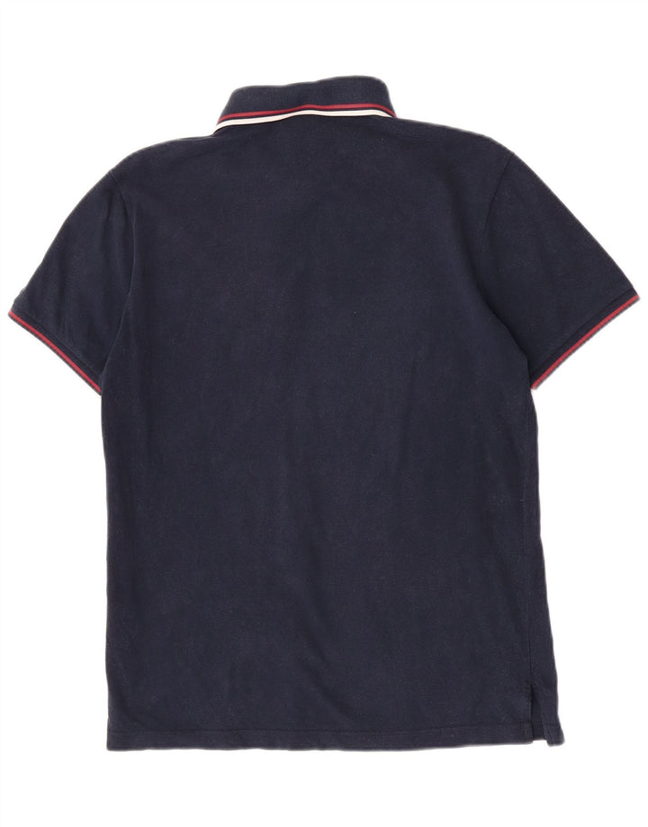 Polo da uomo Fred Perry in cotone blu navy medio