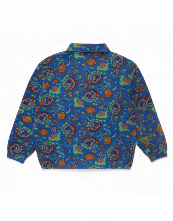 Maglione in pile da donna Diadora con collo a bottoni UK 18 XL Blu