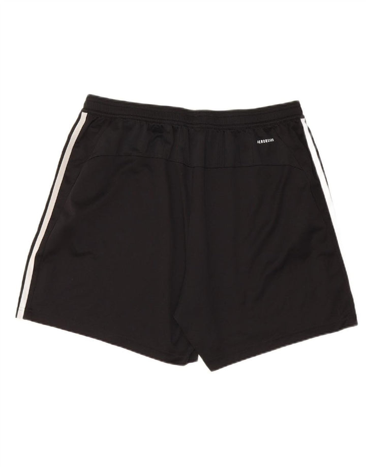ADIDAS Mens Aeroready Sport Shorts XL Black Polyester Vintage Adidas and Second-Hand Adidas from Messina Hembry 
