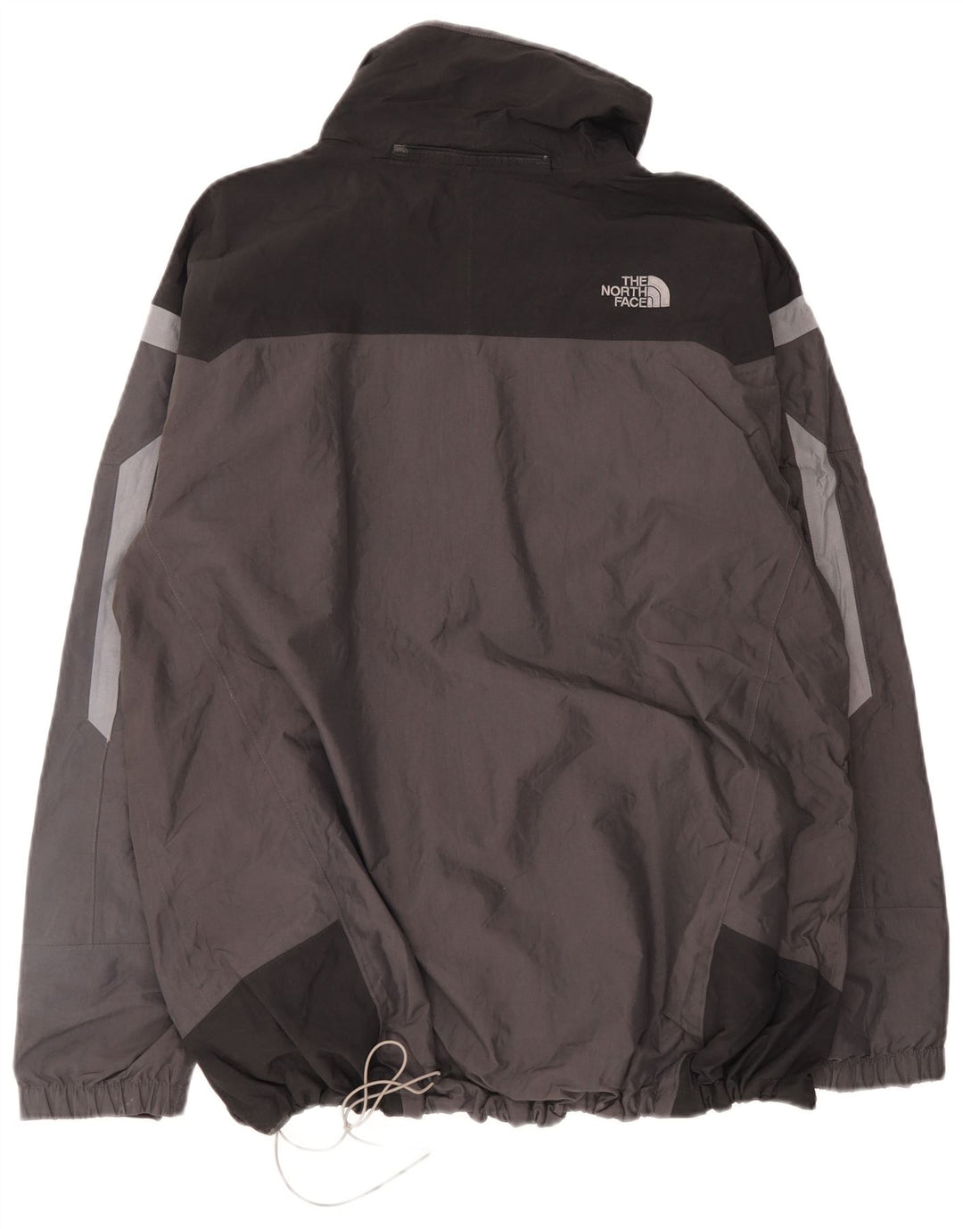 Jaqueta de chuva masculina The North Face UK 40 grande bloco colorido cinza