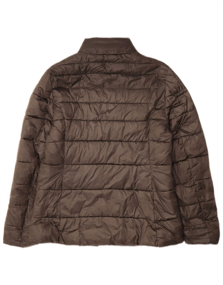Barbour Womens Padded Jacket UK 12 Medium Grey Polyamide