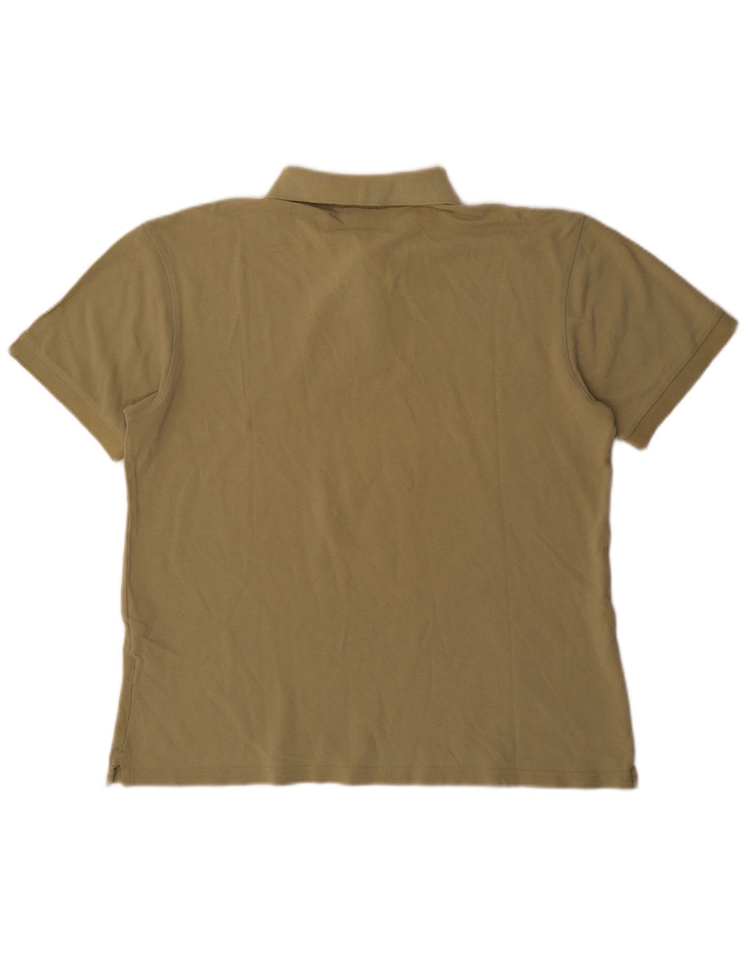 Marlboro Classics Mens Polo Shirt Large Khaki Cotton