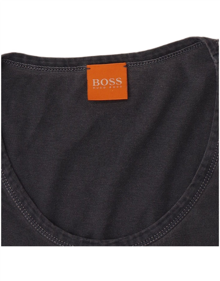Hugo Boss Mens T-Shirt Top Small Grey