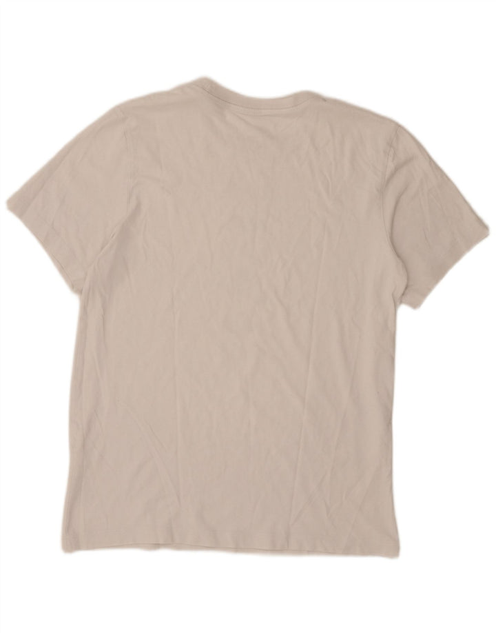 Nike Mens Graphic T-Shirt Top Medium White Cotton