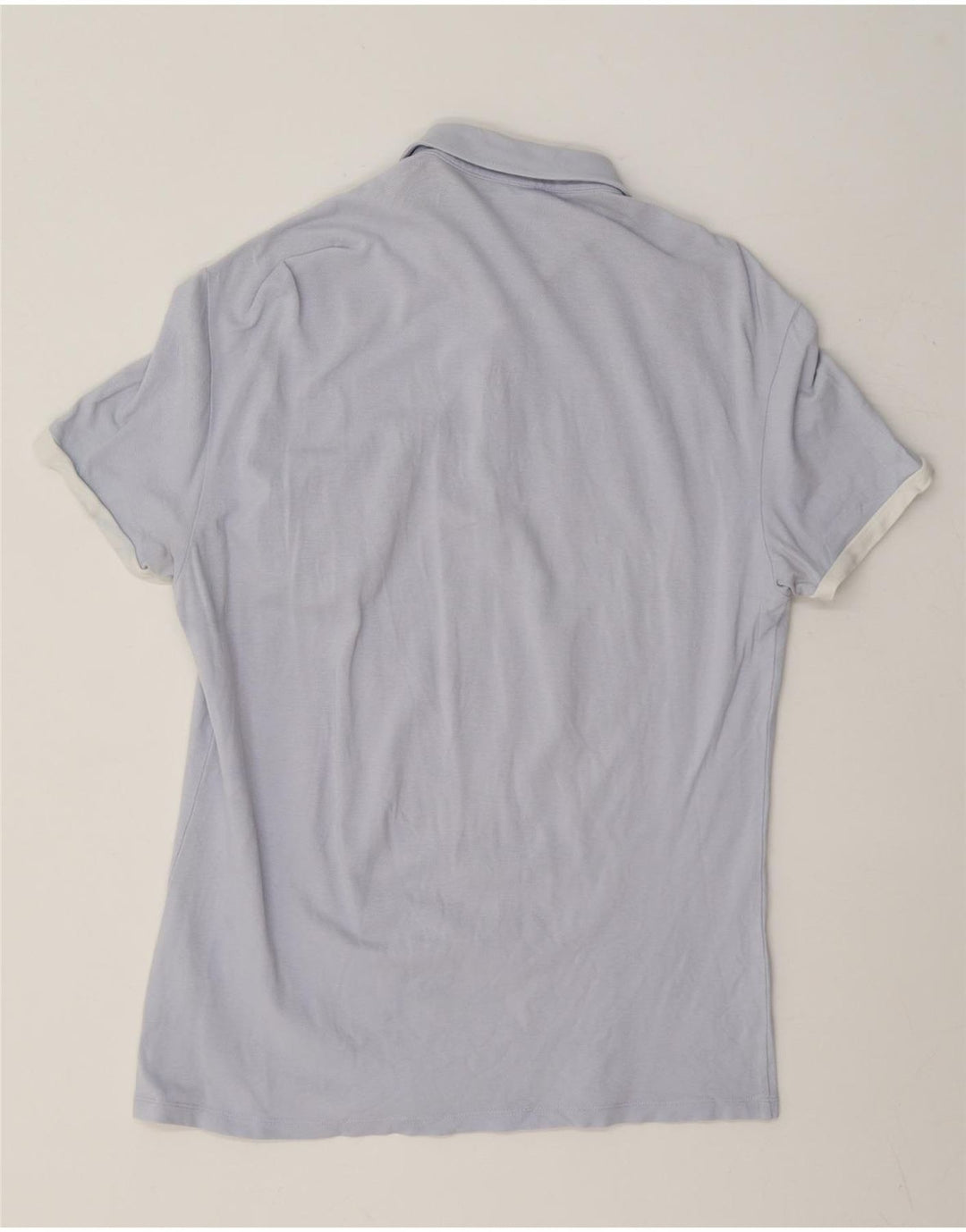 Trussardi Jeans Polo Homme Bleu Moyen Coton