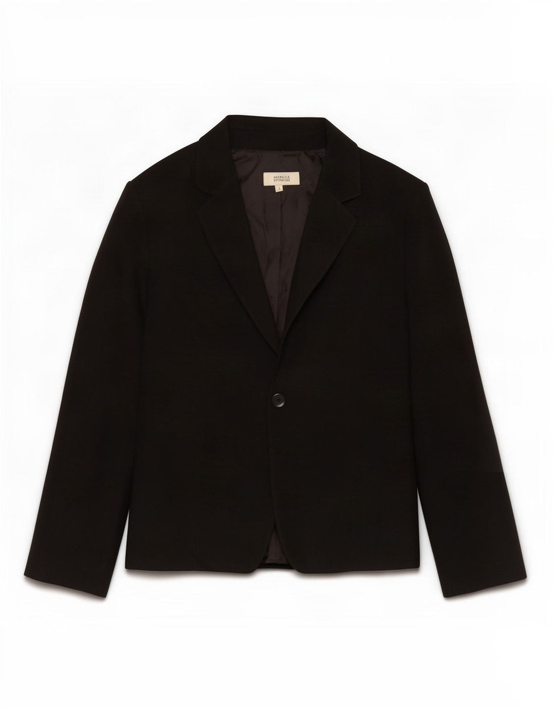 Marks & Spencer Chaqueta tipo blazer con 1 botón para mujer UK 40 Mediano Poliéster negro
