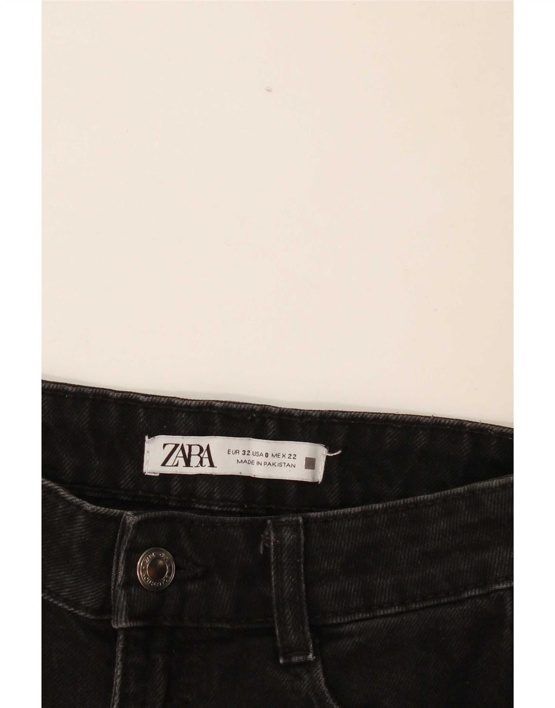 Zara Womens Slim Jeans EU 32 2XS W22 L28 Black
