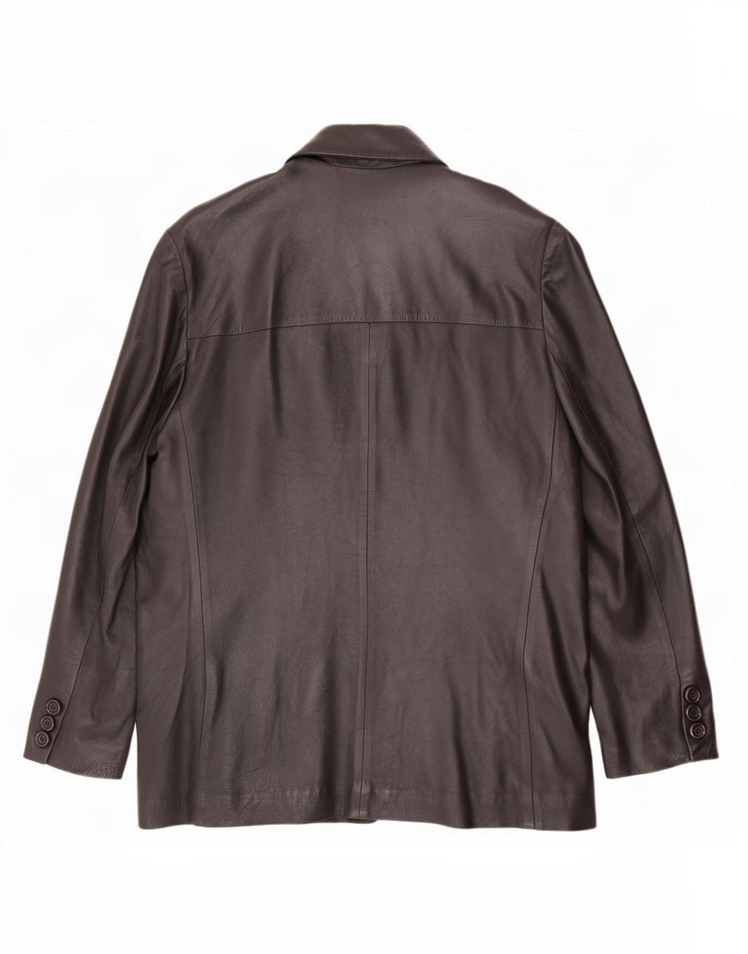 Męska skórzana marynarka MONTANA zapinana na 2 guziki, UK 42 XL, czarna