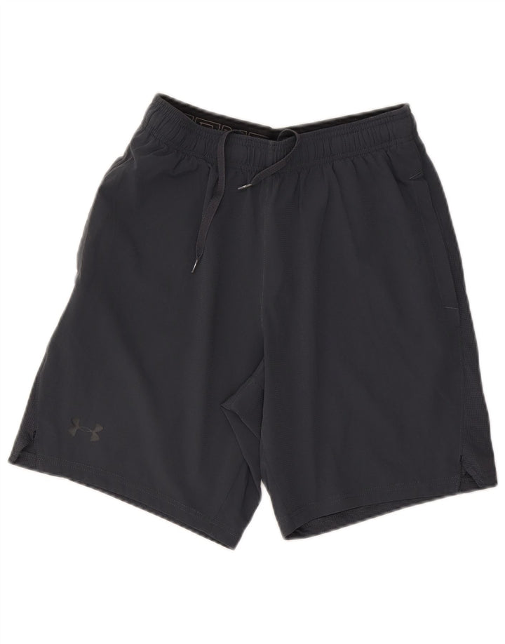 Męskie spodenki sportowe Under Armour Heat Gear, średnioszary, poliestrowy