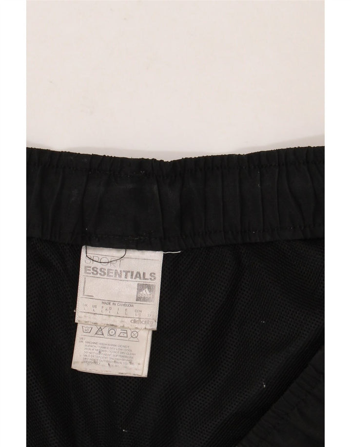 ADIDAS Mens Climalite Sport Shorts Large Black Polyester