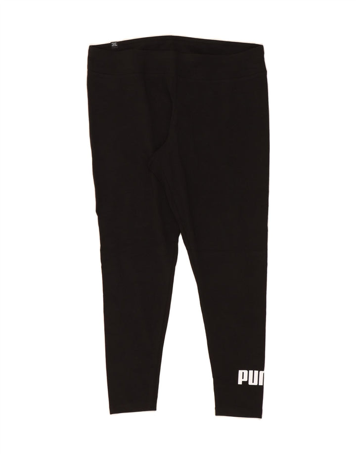 PUMA Womens Graphic Leggings UK 18 XL  Black Vintage Puma and Second-Hand Puma from Messina Hembry 