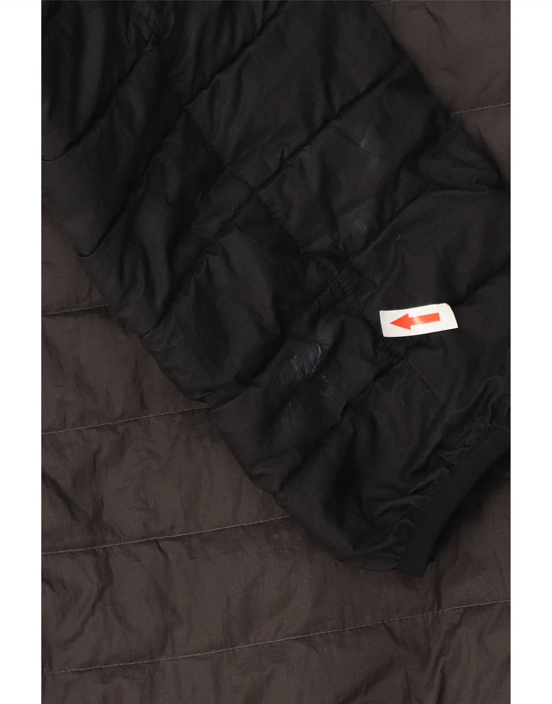 Jack Wolfskin Mens Hooded Padded Jacket UK 40 Large Grey Colourblock