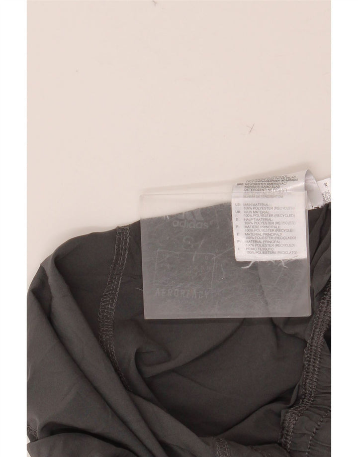 ADIDAS Womens Aeroready Sport Shorts UK 8 Small  Grey Polyester